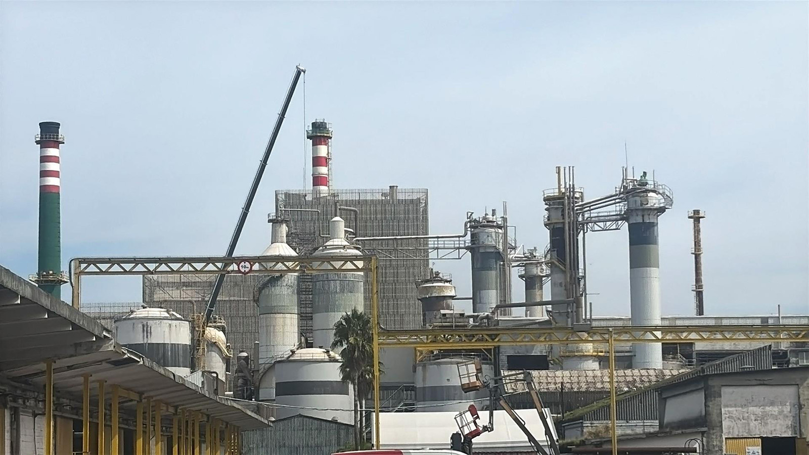 La fábrica de Ence en Pontevedra. - Ence