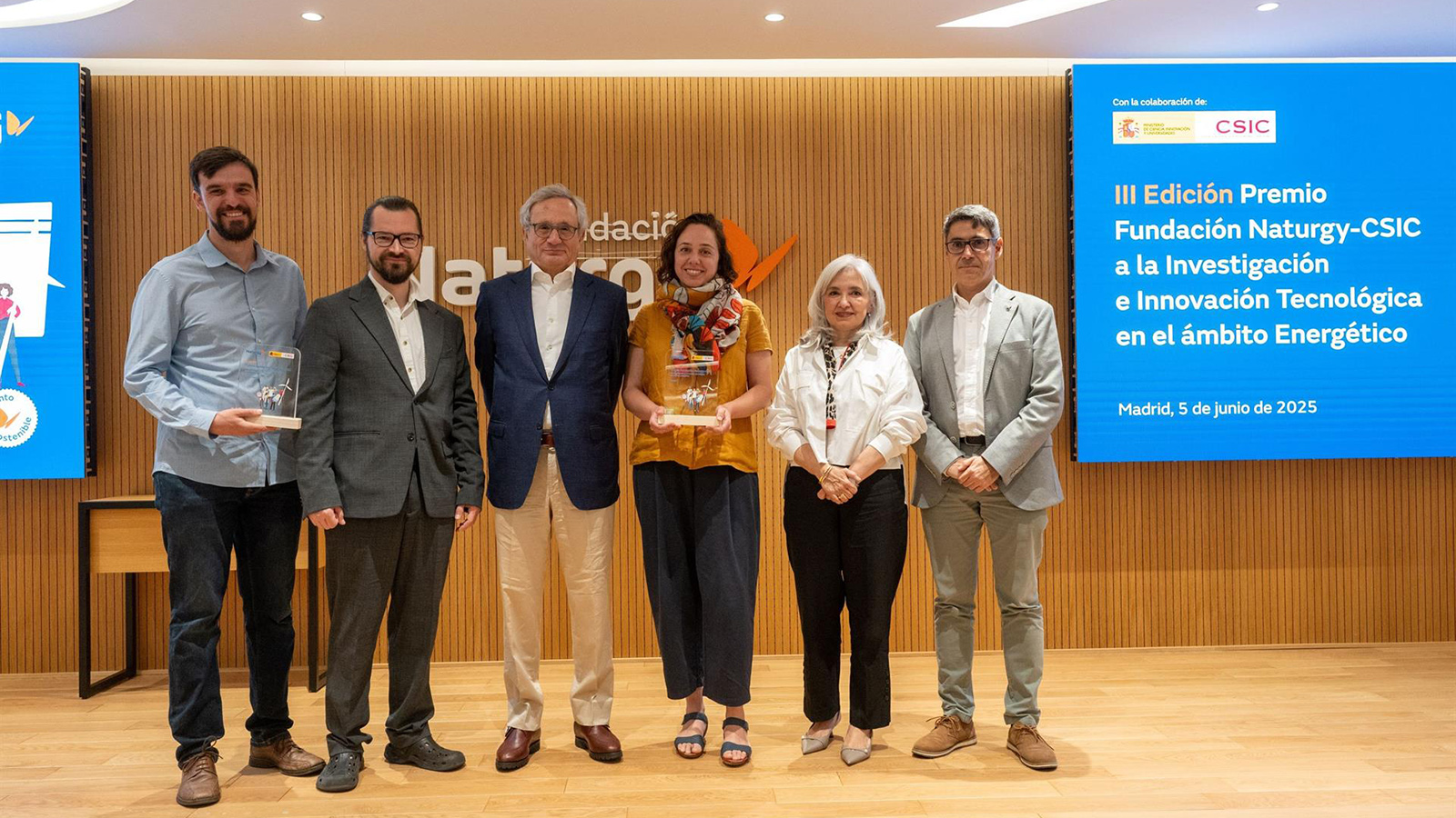 Ganadores III Edición premios Fundación Naturgy y CSIC. - Fundación Naturgy