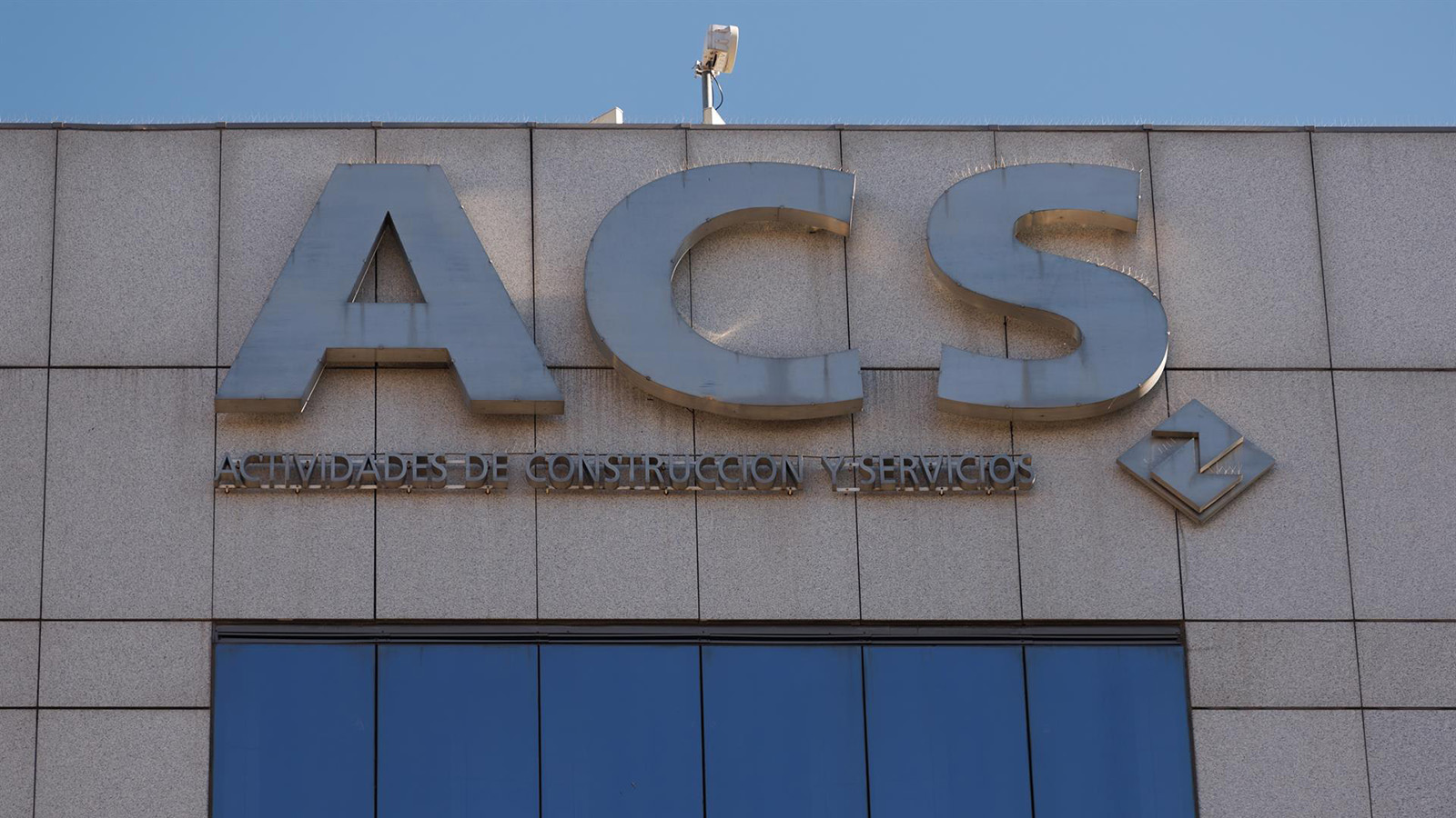 Fachada de la sede de ACS, en Madrid (España). - Eduardo Parra - Europa Press