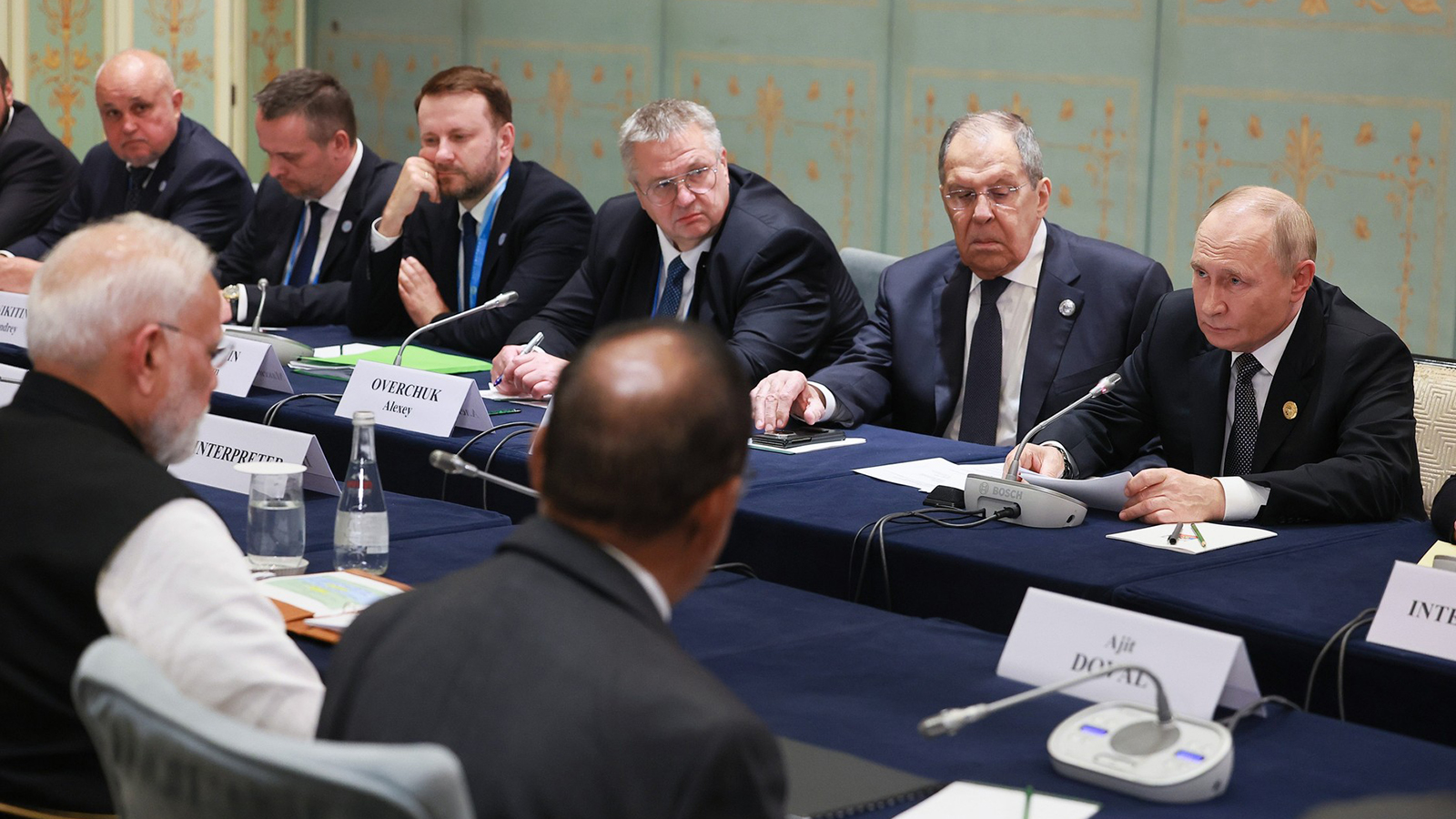Reunión del presidente de Rusia, Vladimir Putin y el primer ministro de India, Narendra Modi.  - Vladimir Smirnov, TASS