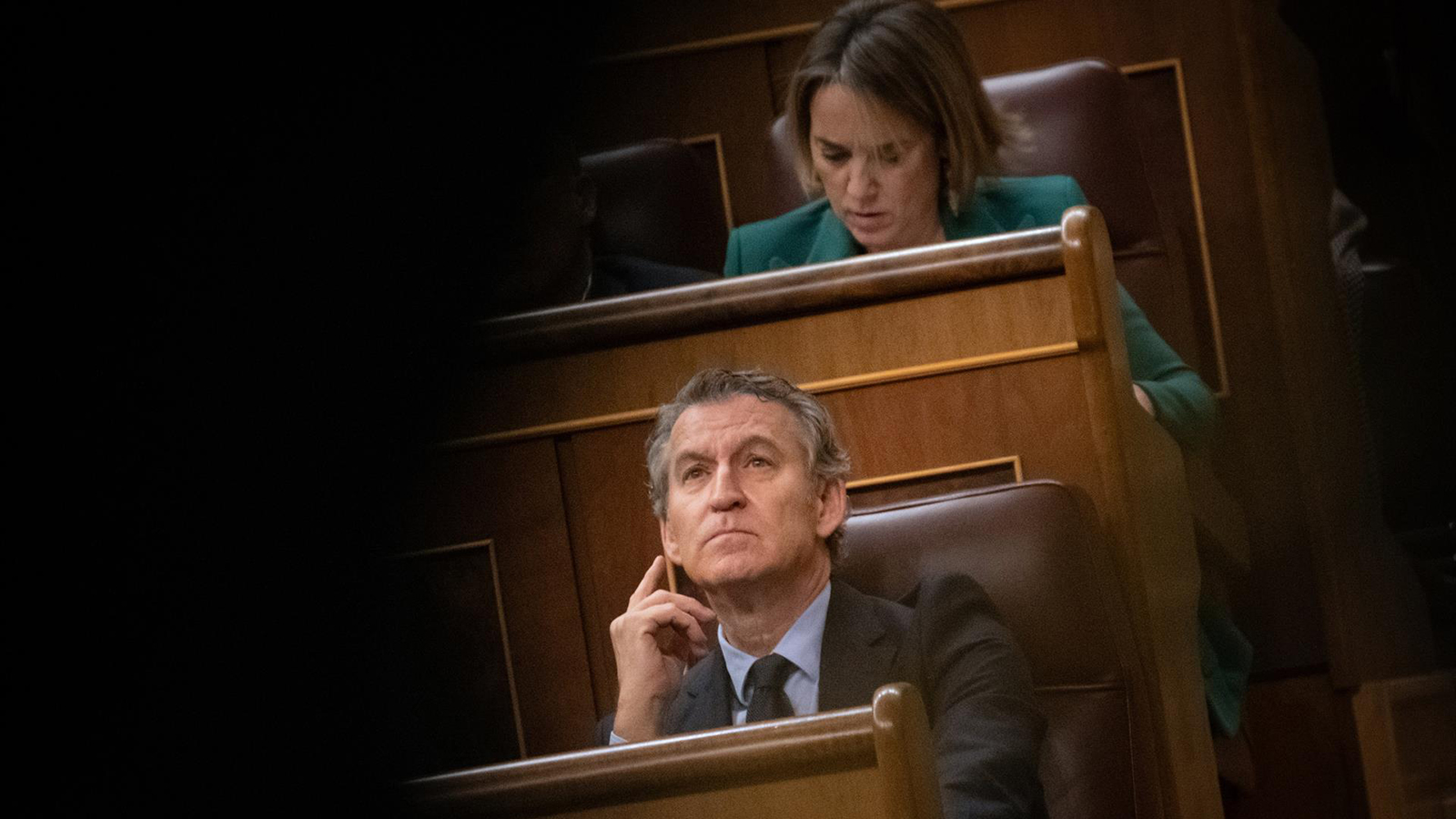 El presidente del Partido Popular, Alberto Núñez Feijóo, durante una sesión plenaria, en el Congreso de los Diputados, a 27 de noviembre de 2025, en Madrid (España). - Fernando Sánchez - Europa Press