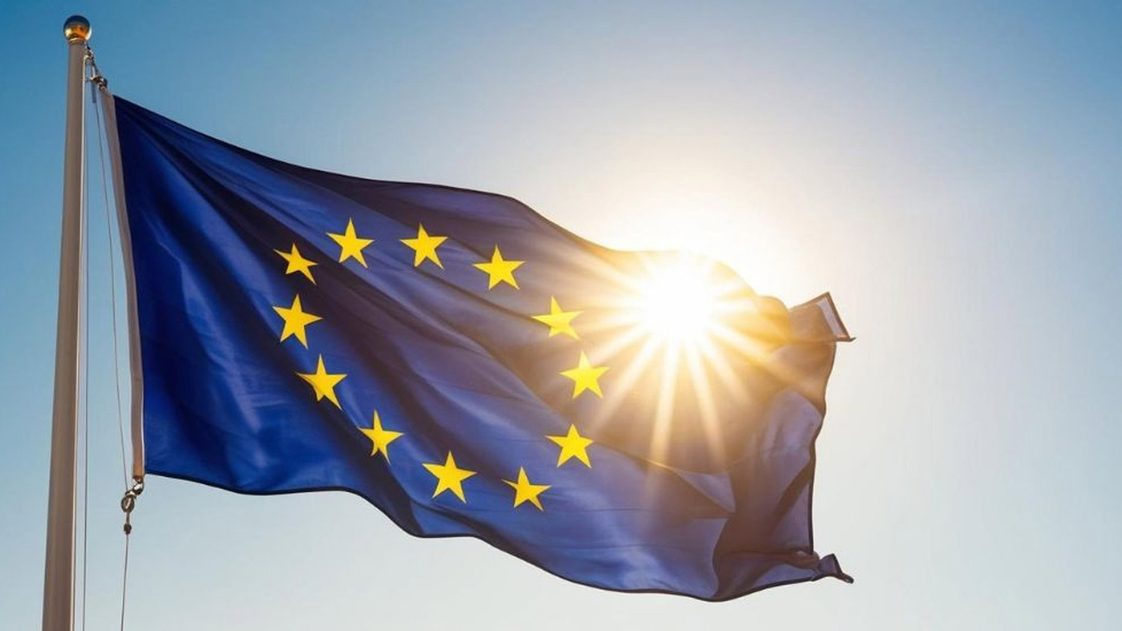 Imagen de la bandera europea. - Ayuntamiento de Barcelona
