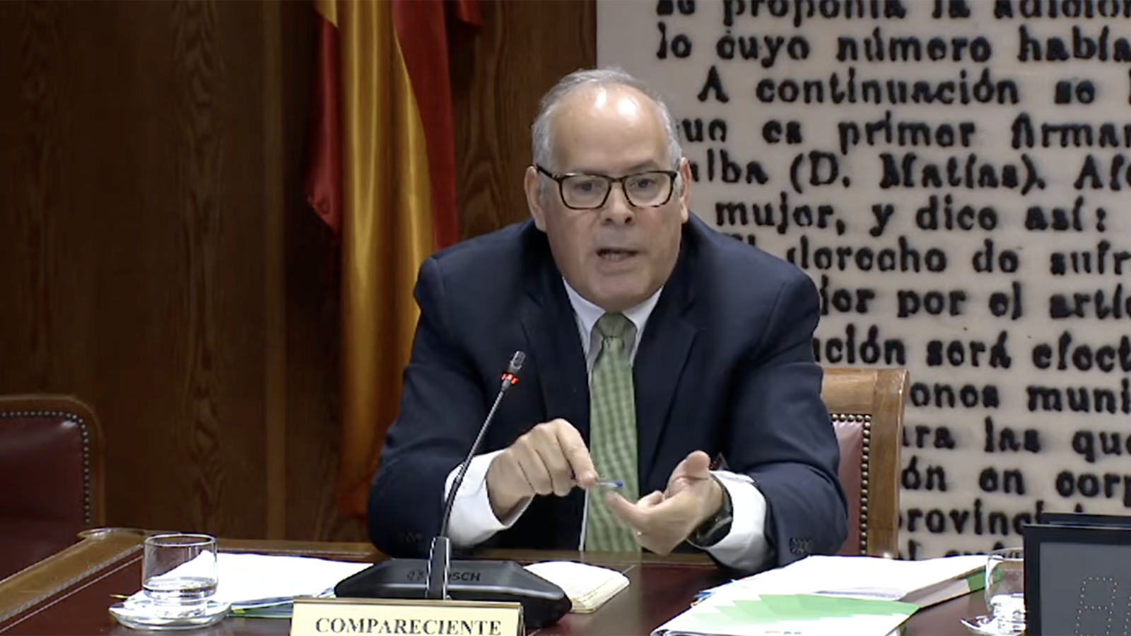El consejero delegado de Iberdrola España, Mario Ruiz-Tagle, en la comisión de investigación del Senado sobre el apagón. - Senado de España