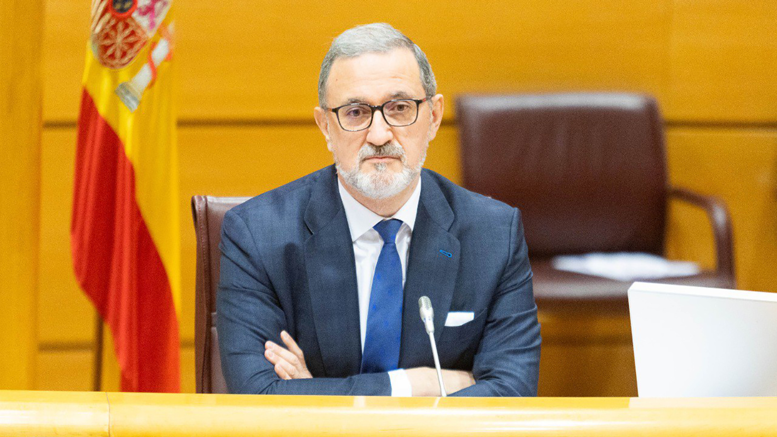 El director general de la Asociación Empresarial Eólica (AEE), Juan Virgilio Márquez López. - Senado