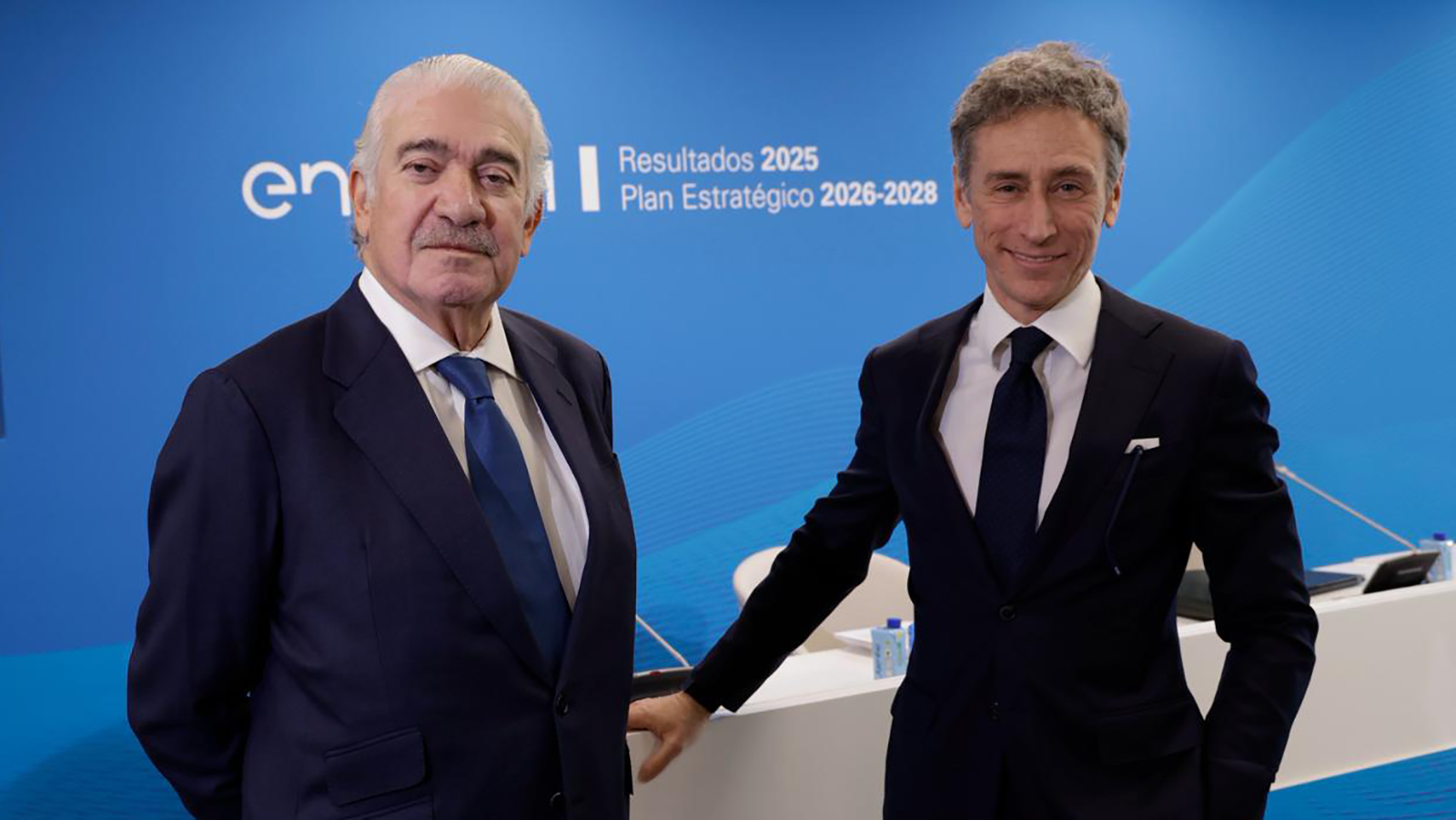 El CEO de Endesa, José Bogas, y el director general de Administración, Finanzas y Control, Marco Palermo. - Dani Santamaría