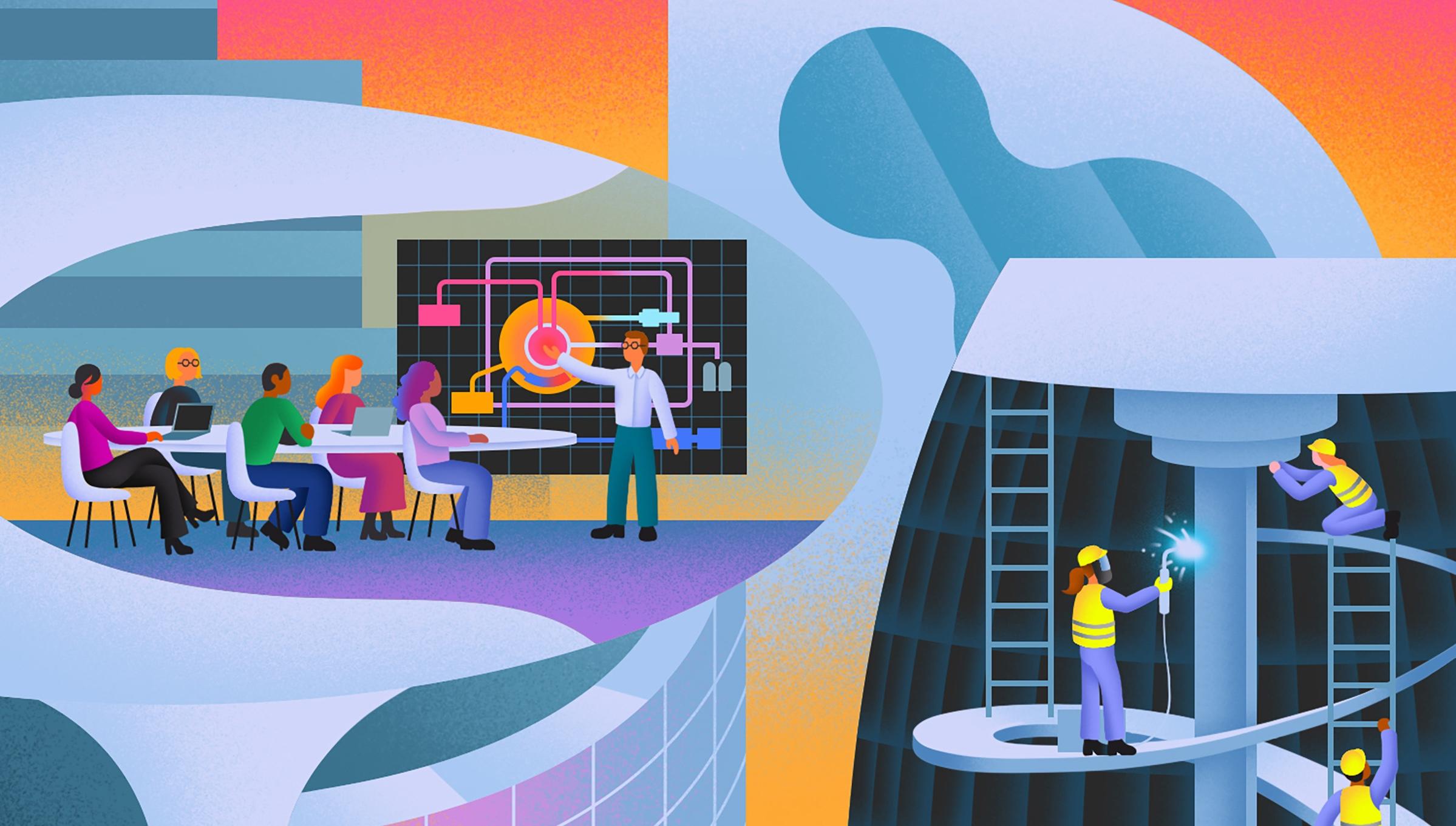 Ilustración: Ariel Davis/Princeton /></p><p>El informe resume los hallazgos de 70 investigadores que analizaron siete temas de física del plasma financiados por el programa FES del DOE. Estos incluyen:</p>
<ul>
<li>Plasma de baja temperatura.</li>
<li>Plasma de alta densidad energética.</li>
<li>Interacción plasma-material</li>
<li>Plasma ardiente creado a través de fusión por confinamiento magnético (MCF).</li>
<li>Plasma ardiente creado a través de fusión por confinamiento inercial (ICF).</li>
<li>Plantas piloto de energía de fusión basadas en MCF.</li>
<li>Plantas de energía de fusión basadas en ICF.</li>
</ul>
<p>Los investigadores identificaron maneras en que el gobierno federal podría impulsar la capacidad de los científicos estadounidenses para usar diagnósticos para medir el plasma. Estas oportunidades prioritarias de investigación incluyen la creación de diagnósticos que puedan soportar los niveles de radiación previstos en futuras centrales eléctricas de fusión, la invención de nuevas técnicas de medición que permitan medir los procesos ultrarrápidos involucrados en la ICF, el uso de inteligencia artificial (IA) para acelerar los procesos de diseño de estas innovaciones y el apoyo a una vía sólida para que los científicos se incorporen a la investigación en diagnósticos. Estas mismas capacidades sustentan un ecosistema más amplio de tecnología del plasma, crucial para el liderazgo económico de EE. UU.</p>
<p>“Tanto Luis como yo agradecemos a los miembros de los grupos de trabajo y a la comunidad en general su dedicación y esfuerzo en la elaboración de este informe”, declaró Regan. “Su experiencia y colaboración han sido fundamentales para identificar las innovaciones cruciales necesarias para el avance de las tecnologías de diagnóstico”.</p>
<h3>Hallazgos del informe</h3>
<p><br>
A continuación se muestra la lista de los principales hallazgos descritos en el informe:</p>
<ul>
<li><strong>Acelerar la innovación:</strong> el ritmo del progreso de las innovaciones en medición para la comunidad FES, especialmente para lograr energía de fusión nuclear, podría acelerarse mediante la validación y verificación de códigos de modelado de diseño, inteligencia artificial y aprendizaje automático, y el uso de gemelos digitales.</li>
<li><strong>Establecer una red nacional:</strong> La innovación en medición ofrece un hilo conductor fundamental dentro de la comunidad FES y podría contar con un programa basado en LaserNetUS. Dicha comunidad podría llamarse CalibrationNetUS.</li>
<li><strong>Formar equipos nacionales:</strong> Se deben formar equipos nacionales para transformar ideas de innovaciones en medición en diagnósticos funcionales de una manera eficiente y económica.</li>
<li><strong>Estandarizar las calibraciones:</strong> un enfoque más sistemático de las calibraciones de diagnóstico beneficiaría significativamente las innovaciones en medición.</li>
<li><strong>Transferencia de conocimientos al sector privado:</strong> la transferencia de diagnósticos y experiencia operativa del sector público a instalaciones privadas ofrece beneficios sinérgicos a la comunidad científica de la energía de fusión.</li>
<li><strong>Invertir en una cartera de personal:</strong>  las innovaciones en medición necesarias para las plantas piloto de fusión requieren un esfuerzo trascendental de desarrollo de la fuerza laboral.</li>
<li><strong>Planifique ahora las operaciones remotas:</strong> Las innovaciones en medición necesarias para la operación y el mantenimiento remotos de las plantas piloto de fusión deberían ser el tema de futuros talleres.</li>
</ul>
<p>Descargue aquí el informe</p></div></body></html>