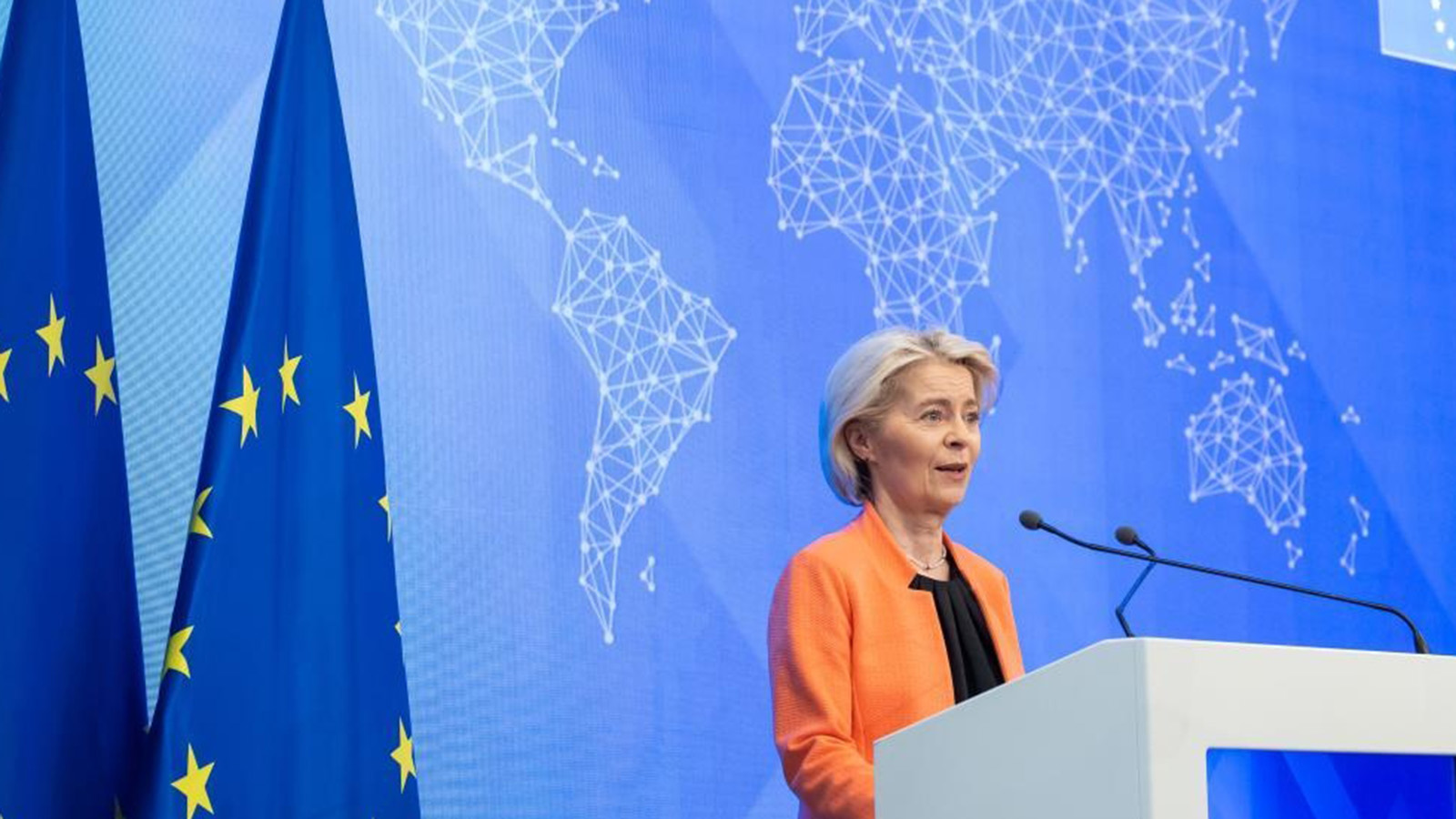 La presidenta de la Comisión Europea, Ursula von der Leyen. - Aurore Martignoni