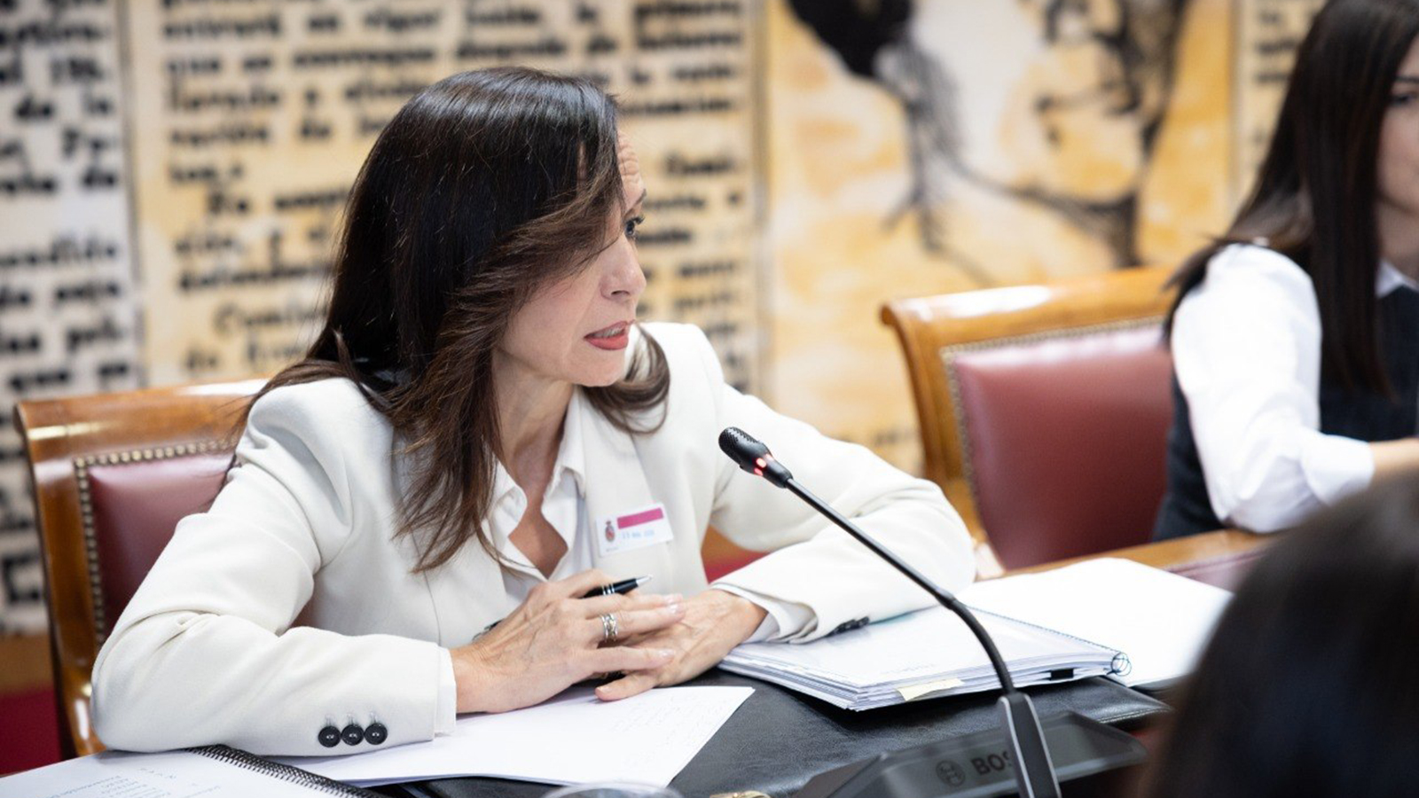 La presidenta de Red Eléctrica, Beatriz Corredor, declara en la comisión de investigación en el Congreso sobre el apagón. - Congreso