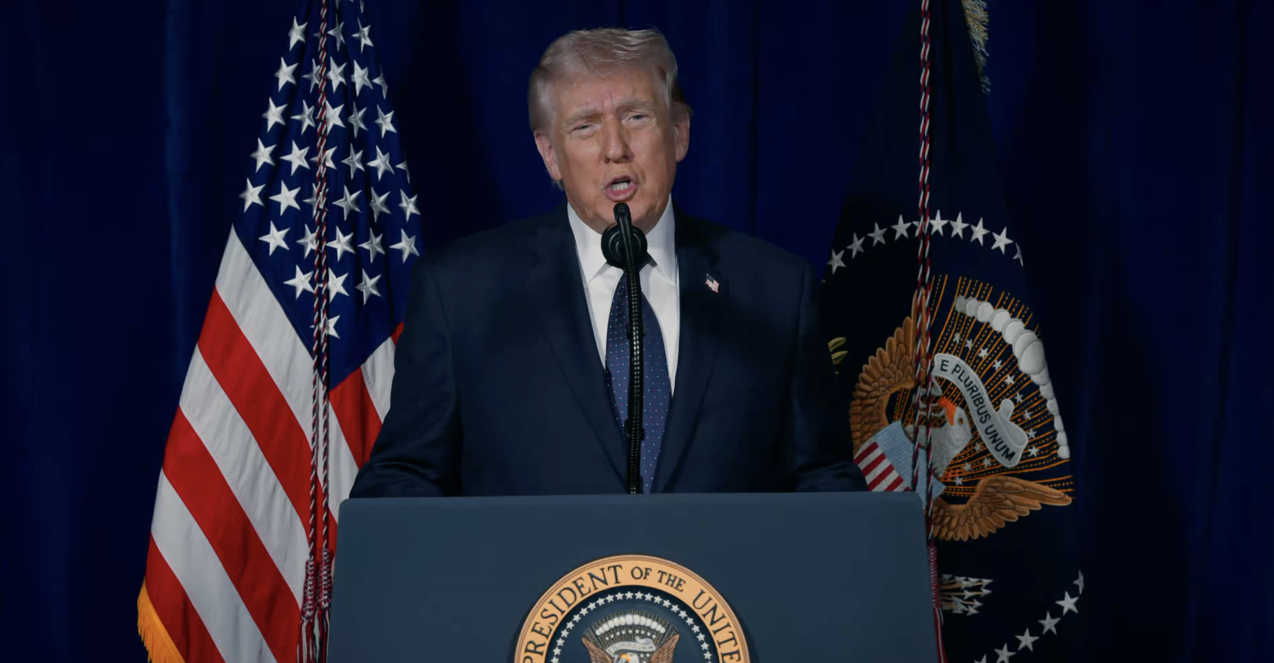 El presidente de EEUU, Donald Trump. 