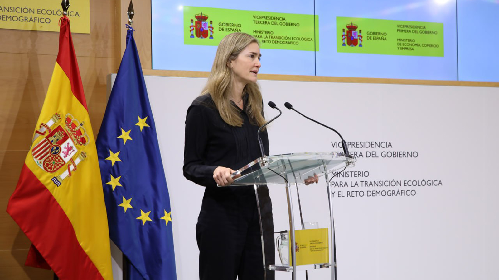 Inauguración de la vicepresidenta Sara Aagesen de la jornada 'Impulsando la Transición Ecológica: cómo financiar la sostenibilidad'. - Miteco