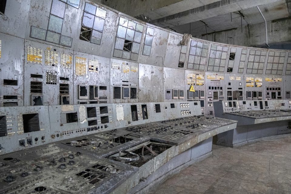 Sala de control del reactor 4 de Chernobyl - Brigitte Jean