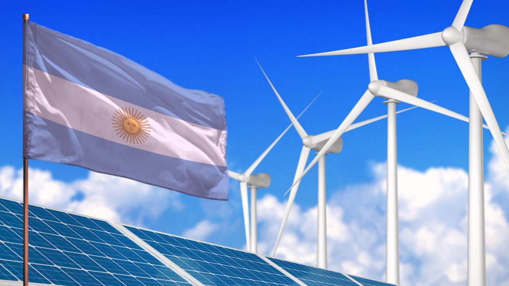 Bandera de Argentina. - Andrea Vilchez -Zuma Press - Contactophoto