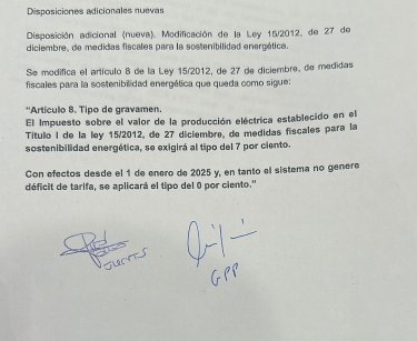El PP se une a Junts, PNV y ERC para suspender el impuesto a la ...